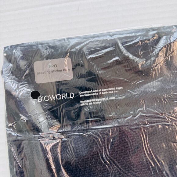 Deadmau5 Bag Cinch Backpack Tote Merch Electronic Music Logo Bioworld Y2K NEW - Picture 6 of 8